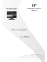 CONTINENTAL EDISON CE48SDV19P User manual