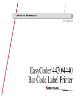 Intermec EasyCoder 4440 User manual