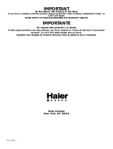 Haier MWG7036RW Owner's manual