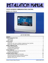 Johnson Controls s1-ttscc01 Installation guide