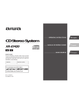 Aiwa XR-EM20 Operating Instructions Manual