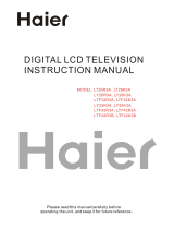 Haier LT26R3A User manual