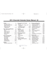 Chevrolet COLORADO 2011 Owner's manual