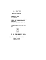 Gigabyte GA - 586ATX2 User manual