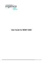 Ingenico MOBY-3000 User manual