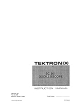 Tektronix SC 501 User manual