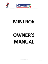 Vortex MINI ROK Owner's manual