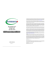 Supermicro SuperServer 5019P-WT User manual