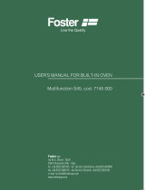 Foster 7145 000 User manual
