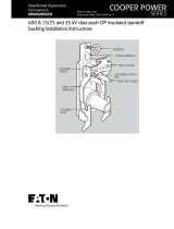 Eaton 600 A 15 kV class push-OP Installation Instructions Manual