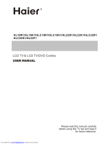 Haier HLC19K1 - 19" LCD TV User manual