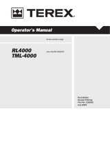 Terex TML-4000 User manual