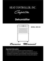 Heat Controller Comfort-Aire BHD-301 Owner's manual