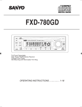Sanyo FXD-780GD Operating Instructions Manual