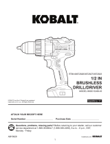 Kobalt KDD 524B-03 User manual