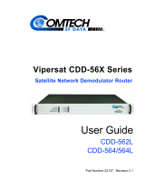 Comtech EF Data Vipersat CDD-562L User manual