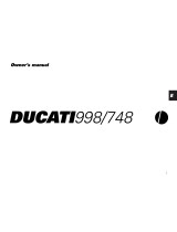 Ducati 748 monoposto strada Owner's manual