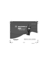 Motorola XV2600 - XTN Series VHF User manual