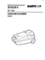 Sanyo SC-75A User manual
