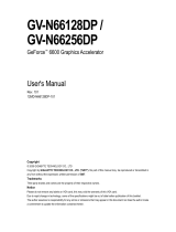 Gigabyte GV-N66128DP User manual