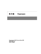 Powerware 5000/6000 VA User manual