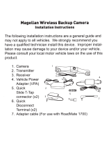 Magellan Wireless Backup Camera Installation Instructions Manual