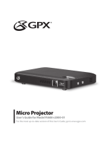 GPX PJ608 User manual
