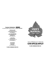 Planex GW-AP11S User manual
