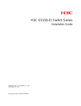 H3C S5150-EI Series Installation guide