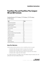 Allen-Bradley PanelView Plus 600 Installation Instructions Manual