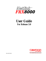Cabletron Systems Netlink FRX8000 User manual