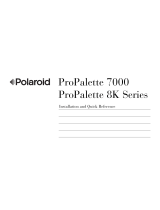 Polaroid ProPalette 7000 Installation And Quick Reference