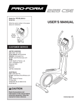 Pro-Form PFEVEL39717.0 User manual