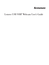 Lenovo USB WebCam - USB WebCam - Web Camera User manual