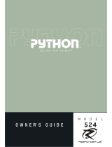 Python 524 Owner's manual