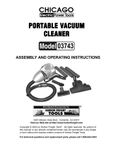 Chicago Electric 03743 Assembly And Operating Instructions Manual