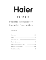 Haier HR-150-2 User manual