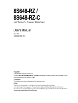 Gigabyte 8S648-RZC User manual