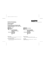 Sanyo VDC-B1512FP User manual