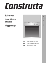 CONSTRUCTA Built-in oven Instructions For Use Manual