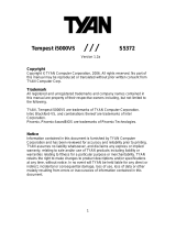 Tyan Tempest i5000VS S5372-LC User manual