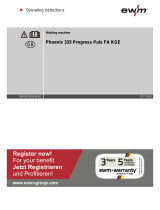 EWM Phoenix 335 Progress Puls FA KGE Operating Instructions Manual