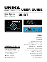 Unika DI-BT User manual