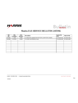 Harris Maxiva UAX Service Bulletin