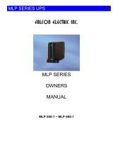 Falcon MLP-300-1 Owner's manual