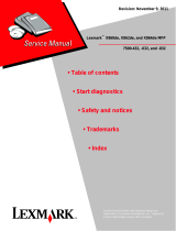 Lexmark X862de User manual