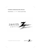 Zenith ES-191M User manual