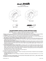 Zenith 122C-A - Heath - Lock-Nut Transformer Instructions Pour L'installation