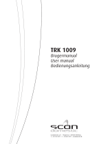 SCAN domestic TRK 1009 User manual