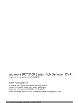 Motorola DCT3400 Series User manual